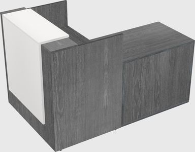 L-shaped modular reception