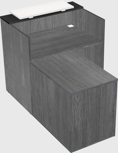 L-shaped modular reception