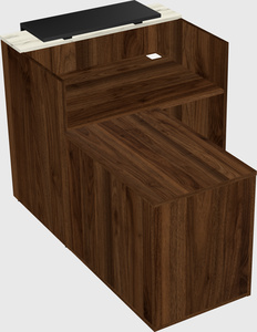 L-shaped modular reception