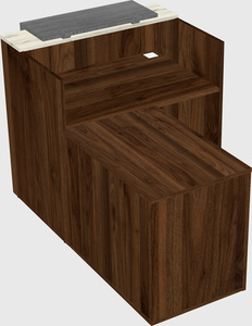 L-shaped modular reception