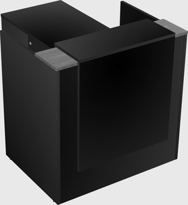 L-shaped modular reception