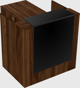 L-shaped modular reception