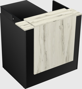 L-shaped modular reception