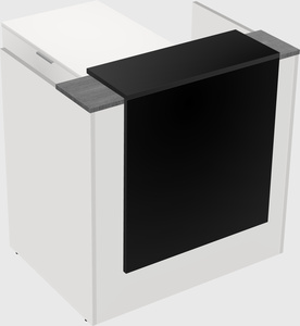 L-shaped modular reception