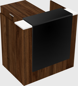 L-shaped modular reception
