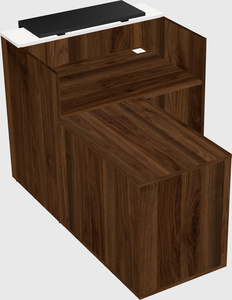 L-shaped modular reception