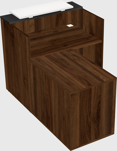 L-shaped modular reception