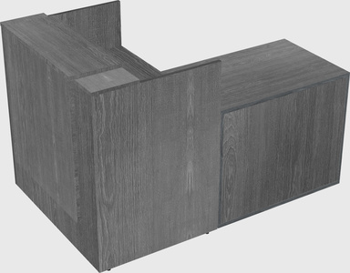 L-shaped modular reception