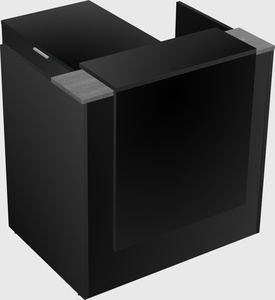 L-shaped modular reception