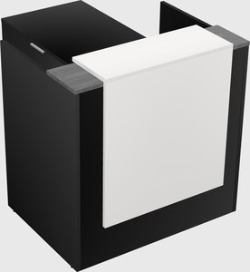 L-shaped modular reception