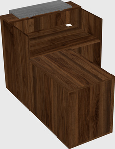 L-shaped modular reception