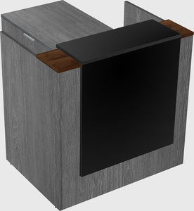 L-shaped modular reception