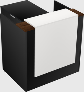 L-shaped modular reception
