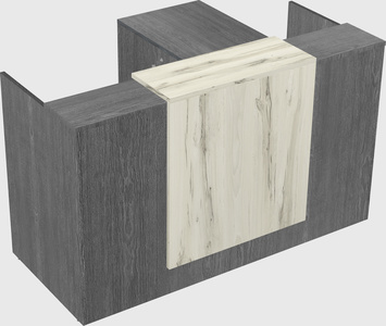 L-shaped modular reception