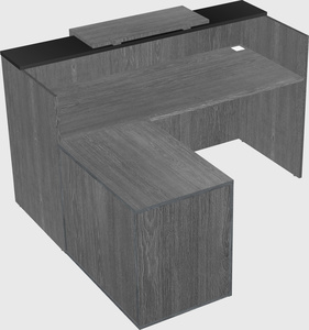L-shaped modular reception