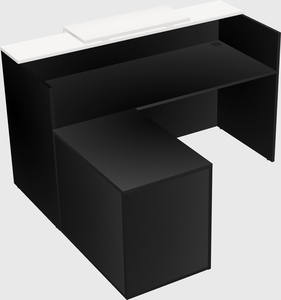 L-shaped modular reception