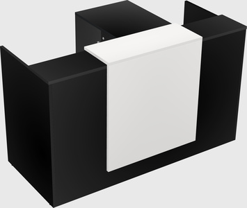 L-shaped modular reception