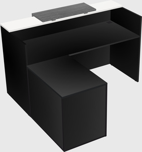 L-shaped modular reception