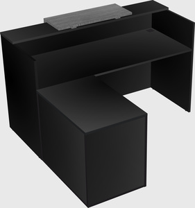L-shaped modular reception