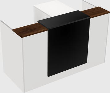 L-shaped modular reception