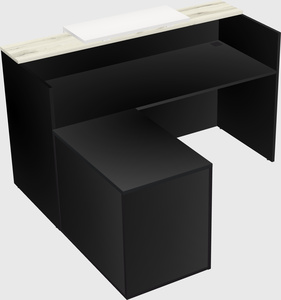 L-shaped modular reception