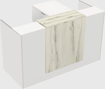 L-shaped modular reception