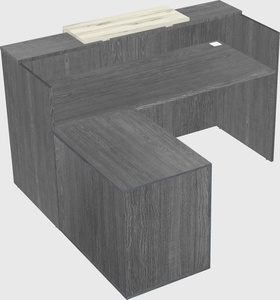 L-shaped modular reception