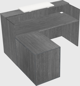 L-shaped modular reception
