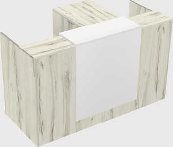 L-shaped modular reception