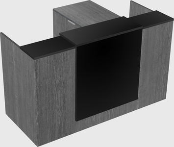 L-shaped modular reception