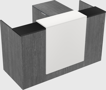 L-shaped modular reception