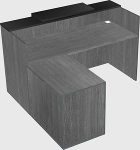 L-shaped modular reception