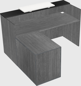 L-shaped modular reception
