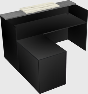 L-shaped modular reception