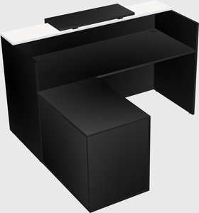 L-shaped modular reception