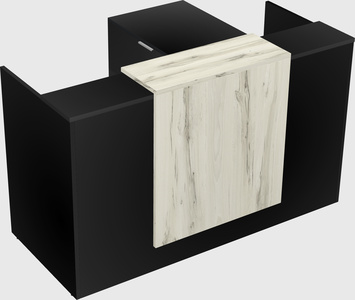L-shaped modular reception