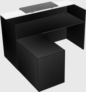 L-shaped modular reception
