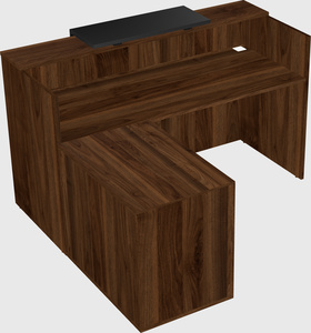 L-shaped modular reception