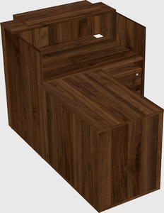 L-shaped modular reception