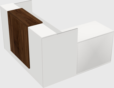 L-shaped modular reception