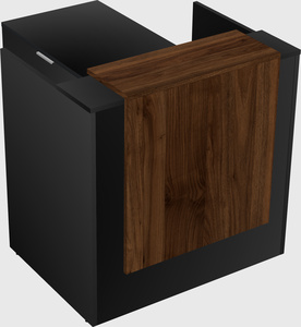 L-shaped modular reception