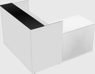 L-shaped modular reception