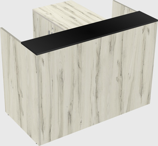 L-shaped modular reception