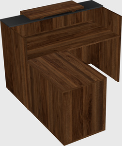 L-shaped modular reception