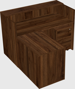 L-shaped modular reception
