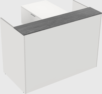 L-shaped modular reception