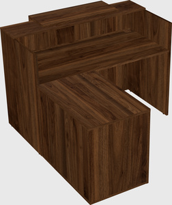 L-shaped modular reception