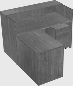 L-shaped modular reception