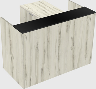 L-shaped modular reception
