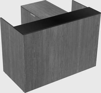 L-shaped modular reception
